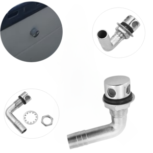 Nouveau Drain de Pont en Acier Inoxydable 316 pour Bateaux, Accessoire de Quincaillerie Marine, Évent de Réservoir de Carburant 16mm pour Yacht, Rénovation/Mise à Niveau de Bateau - Product Image 1
