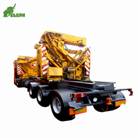 La Chine Eleph camion remorque conteneur côté élévateur 37T charge Sideloader semi-remorque