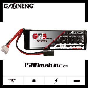 GNB GAOENG LiFe แบตเตอรี่ 2S 1500MAH 6.4V 10C 20C JR FUTABA ตัวเชื่อมต่อ RX TX ตัวรับสัญญาณเครื่องส่งสัญญาณ - Product Image 2