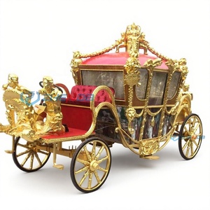 Calèche électrique de mariage à chevaux, couleur personnalisée, luxe classique, calèches royales en fer populaires en promotion - Product Image 1