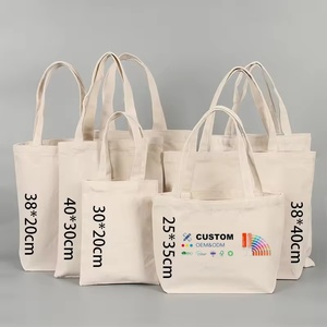 Borsa Tote in tela ecologica con Logo personalizzato di medie dimensioni durevole per lo Shopping quotidiano - Product Image 2