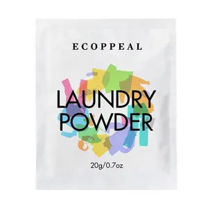 Eco-Freindly Machine Usage abbigliamento detergente panno per la pulizia lavaggio 20g 0.7oz detersivo in polvere