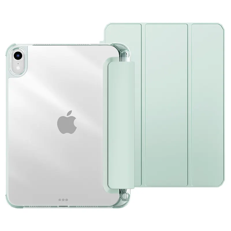 Shockproof Waterproof Cover for iPad 10 leather case with Translucent Frosted Hard Back