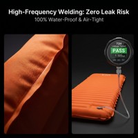 Matelas pneumatique moderne très vendu avec pompe, gonflage/dégonflage automatique, fonction massage pour le camping
