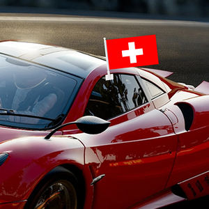 Гражданский флаг Швейцарии, Автомобильный флаг, красный и белый крест, украшение автомобиля в альпийском стиле, элемент флага лодки - Product Image 5