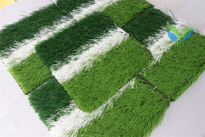 Tapis d'extérieur personnalisé vert cassé blanc faux gazon 3d Astro tapis d'herbe artificielle humide prix 2022 - Product Image 3