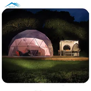 SEPI maisons préfabriquées 5m 6m 8m glamping dômes géodésiques tentes igloo hôtel de luxe tente dôme à vendre