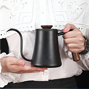 Hand-drip Coffee Pot Small Waist 304 Stainless Steel Household Hanging Ear Swan Neck <strong>Long</strong>-spout Narrow-<strong>mouth</strong> - Product Image 6