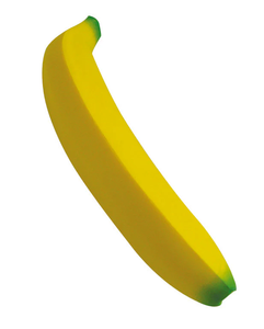 Custom Logo Print Foam Banana Shape Ball Advertising Branded Stress Reliever Toy - Product Image 4