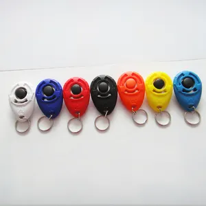 Manufacturer Wholesale Custom Logo Sound Stop Barking Training Whistle Round Dog Clicker