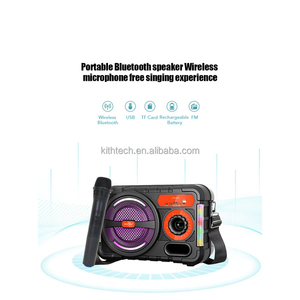 Chất Lượng Cao GTS-2139 Loa Không Dây Loa Karaoke Ngoài Trời 1200MAh Có Thể Sạc Lại Đảng Loa Di Động Với Mic Không Dây - Product Image 2