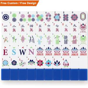Tuiles de Mahjong vierges en acrylique à motif personnalisé, 4 couches, modernes, Masters Sunday, gravées, pour le jeu de Mahjong américain - Product Image 1