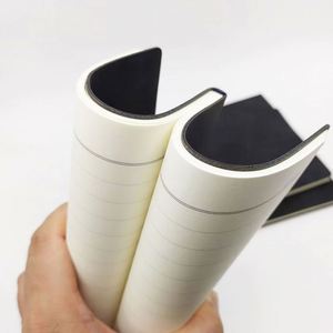 Custom Lined A5 Hardcover PU Leather Journal with 100 Sheets Thread <b>Sewing</b> Bound Business Office Use Gift Option - Product Image 3