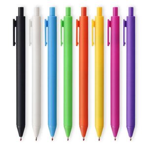 Custom Logo Ballpoint Pen Multiple Color Retractable Soft <b>Rubber</b> <b>Plastic</b> Click <b>Plastic</b> Pen - Product Image 1