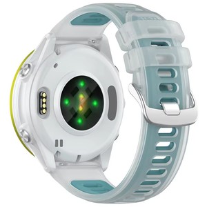 Cinturini Sportivi in Silicone Trasparente da 20mm 22mm per <span class=keywords><strong>Smartwatch</strong></span> Garmin Forerunner 570, Cinturino da 42mm 47mm, Bracciale per Orologio - Product Image 1