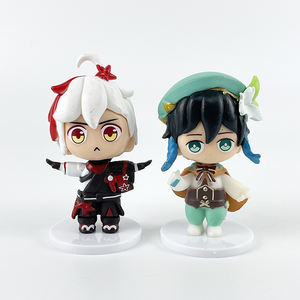 Nueva llegada 6 unids/<span class=keywords><strong>set</strong></span> Anime Q versión Genshin Impact <span class=keywords><strong>Ganyu</strong></span> Plenilune Gaze decoración muñeca Pvc figuras de acción - Product Image 6