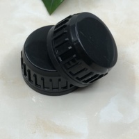 Capuchon en plastique à faible quantité minimale de commande 40mm inviolable taille nervurée pour ouvrir facilement le bouchon P:E couvercles 1L 4L bouchons d'huile de moto