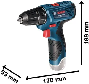 Perceuse sans fil <span class=keywords><strong>Bosch</strong></span> Professional GSR 120-LI 12V, tournevis électrique multifonction, outil électrique (outil nu) - Product Image 4