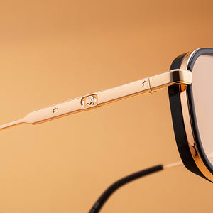 Occhiali da <span class=keywords><strong>Sole</strong></span> Partagas per Uomo, Design Personalizzato, Lenti Fotocromatiche Quadrate, Protezione Anti Luce Blu e UV400 - Product Image 3