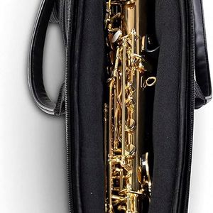Sac de transport pour trombone basse Tenor, fabriqué en usine BSCI, en polyester imperméable, avec protection et pochette de transport. - Product Image 5