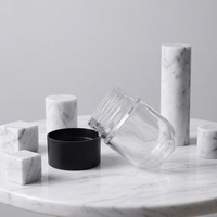 Offre Spéciale – Pot en Verre de 60 ml pour Bonbons Comestibles avec Dôme et Bouchon Sécurisé Enfant, Sérigraphié, pour Herbes et Fleurs