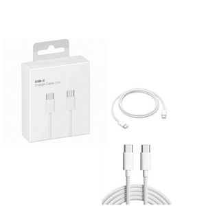 Bán Buôn 1M Chiều Dài Bện Nylon Pd USB C Để USB C Nhanh Chóng Sạc Cáp Dữ Liệu Cho Điện Thoại 15 Pro Max Cộng Với Cho Máy In Với Hộp - Product Image 1