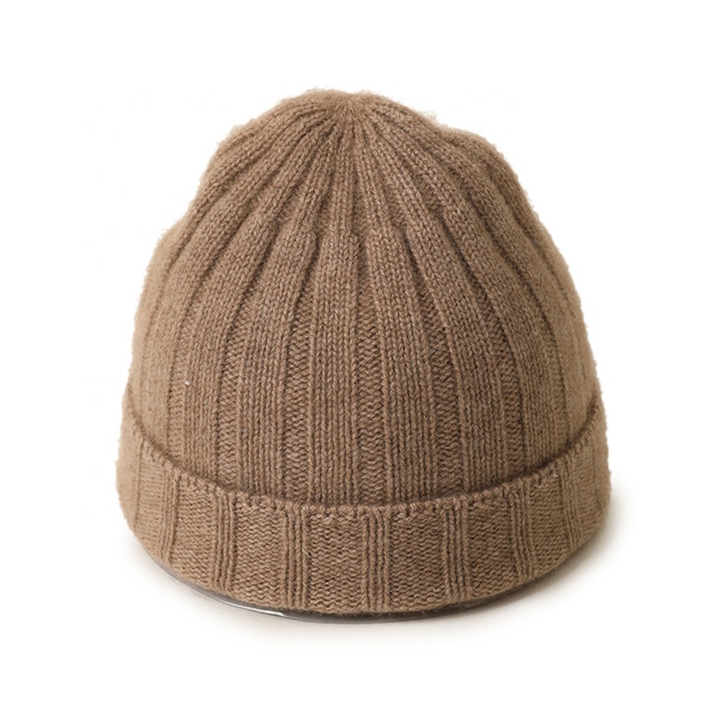 La dernière tendance de chaleur d'hiver 100% En cachemire tricoté Bonnet