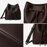Sac messager en cuir véritable personnalisé avec logo, sac à main de luxe sur mesure pour femmes, vente en gros