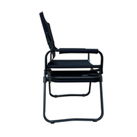 Table d'appoint pliante à hauteur réglable, tube en aluminium personnalisé avec toile, chaise de réalisateur pliable de haute qualité pour l'extérieur