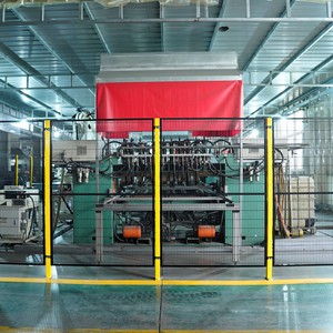 Barrera de Seguridad para Máquinas CNC y Robots <span class=keywords><strong>METALTEC</strong></span>, Perímetro Enmarcado de 6 Pies, Acero al Carbono Ecológico, Montaje Rápido, Modelado 3D - Product Image 2