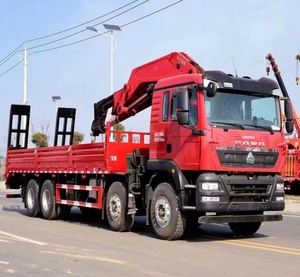 Cần cẩu xe tải HOWO 8*4 cần cẩu gấp 25 tấn cần cẩu xe tải không dây điều khiển từ xa có thể gập lại - Product Image 4