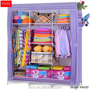 <span class=keywords><strong>Grande</strong></span> Capacité Toile Conception de Garde-Robe <span class=keywords><strong>Pas</strong></span> <span class=keywords><strong>Cher</strong></span> Pliant Toile De Chambre <span class=keywords><strong>Armoire</strong></span> Design - Product Image 2