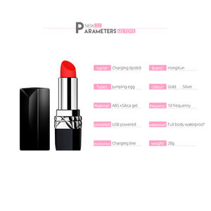 Vibrator lipstik Mini untuk wanita, Vibrator dengan berbagai kecepatan - Product Image 6
