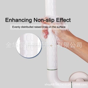 Huahu Grab Bars 90 Degree Non Slip Safety <b>Rail</b> <b>For</b> Elderly Disabled <b>Bathroom</b> Support - Product Image 3
