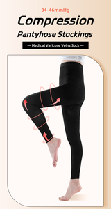 Calcetines Altos hasta la Rodilla, Translúcidos, Sólidos, Modernos, Funcionales, de Alta Elasticidad, con Cintura Ancha para Facilitar el Uso y Mayor Comodidad - Product Image 4