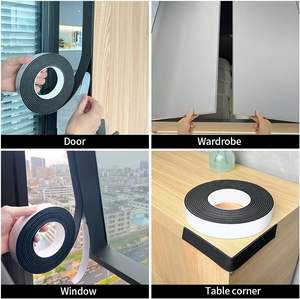 Nastro sigillante autoadesivo isolante EVA nastro adesivo monoadesivo in schiuma nero nastro sigillante singolo lato nastro in <span class=keywords><strong>spugna</strong></span> - Product Image 5