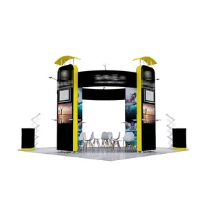 Hot sale new customized size display 3x3 exhibition booth solution