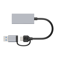 Tarjeta de Captura de Video y Audio 2 en 1 4K HDMI a USB Tipo C 1080p para PC, Transmisión de Juegos, Grabación en Vivo, Formato MP4