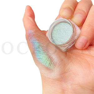 Camaleón-Polvo de mica suelto para sombra de ojos, juego de 7 colores, paleta de sombra de ojos duocromada - Product Image 5