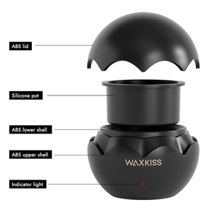Kit de mini-appareil chauffe-cire pour l'épilation des oreilles, des lèvres et du nez, personnalisable avec logo, blanc et noir, pour femmes et hommes - Product Image 2