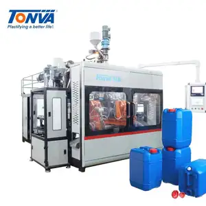 high quality 5 liter plastic jerrycan co-ex blow molding making machine with view strip