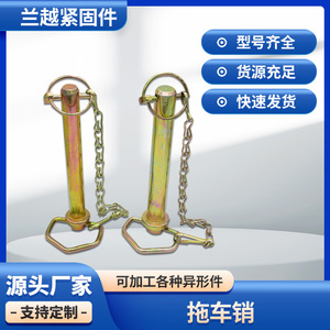 Lan Yue Quick Release <b>Pin</b> Zinc Plated Q195 Steel Cylindrical Head For Construction Industry General Use - Product Image 5