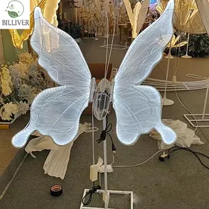 Wedding Butterfly Background Props Stage Decoration Wedding Supplies Led Lamp Walkway Road Lead Lantern