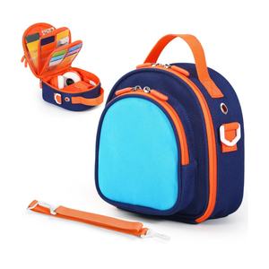 Étui de transport personnalisé pour <span class=keywords><strong>Yoto</strong></span> <span class=keywords><strong>Mini</strong></span> (édition 2024) - Boîte de rangement de voyage pour 30 cartes, lecteur et accessoires pour écouteurs - Product Image 1