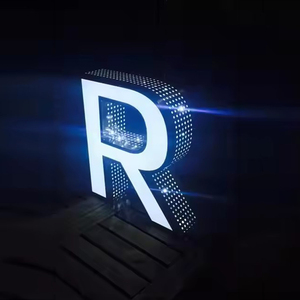 Bán Buôn trong nhà & Ngoài trời <span class=keywords><strong>Led</strong></span> chữ kênh thép không gỉ cạnh đấm lỗ ánh sáng cho quảng cáo shopfront biển quảng cáo - Product Image 2