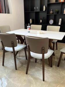 <span class=keywords><strong>Table</strong></span> à dîner rectangulaire extensible moderne et durable Wayon en bois avec base robuste pour restaurants haut de gamme - Product Image 6