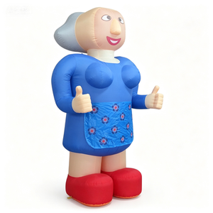 Hot Inflatable Holland Sarah <b>Balloon</b>-Blue 6-8 ft Waterproof & Durable for Outdoor Commercial <b>Custom</b> Design Advertising Events - Product Image 2