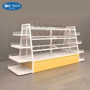 Étagères de présentation de bonbons / étagères de gondole Vietnam One Tech Customization Light Duty Backless Rectangular - Product Image 1