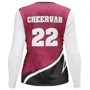 ชุดเล่นวอลเลย์บอลแขนยาวสำหรับผู้หญิงเสื้อวอลเลย์บอลยืดหยุ่นได้ - Product Image 4