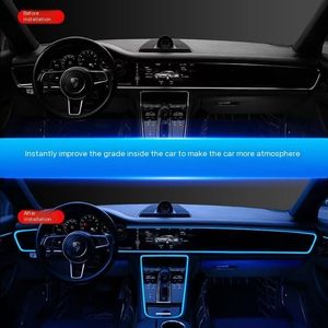 Accessoires intérieurs universels pour voiture, bande lumineuse d'ambiance EL à lumière froide - Product Image 5